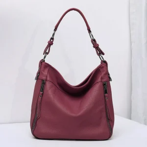 High Quality Women's Real Cow Leather Luxury Handbag, Versatile Ladies' Large Capacity Shoulder Crossbody High-end Commuting Bag